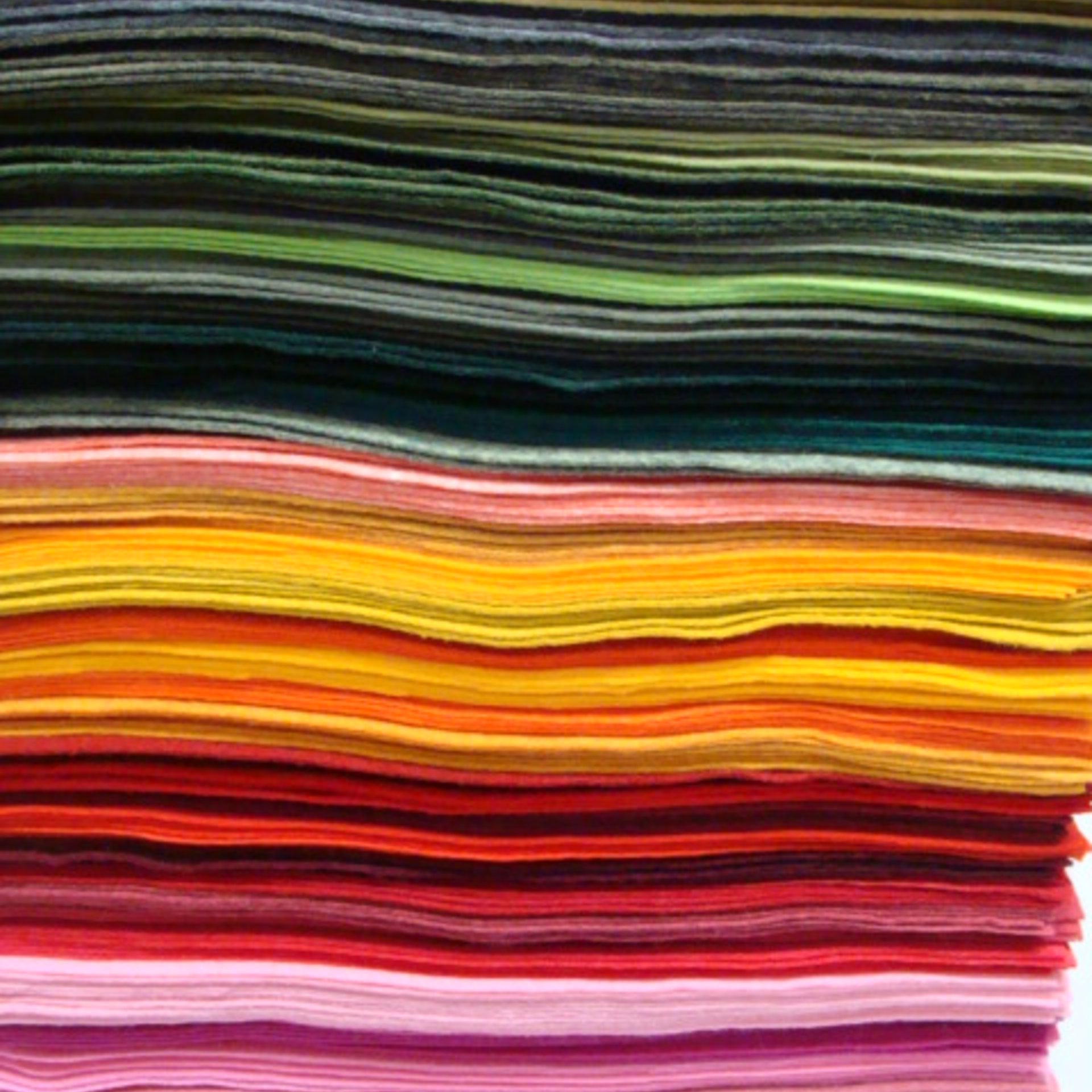90 pcs. Wool Blend Felt Bundle 9"x12" Sheets All Felt Colors Crafting Applique Embroidery Sewing Felt
